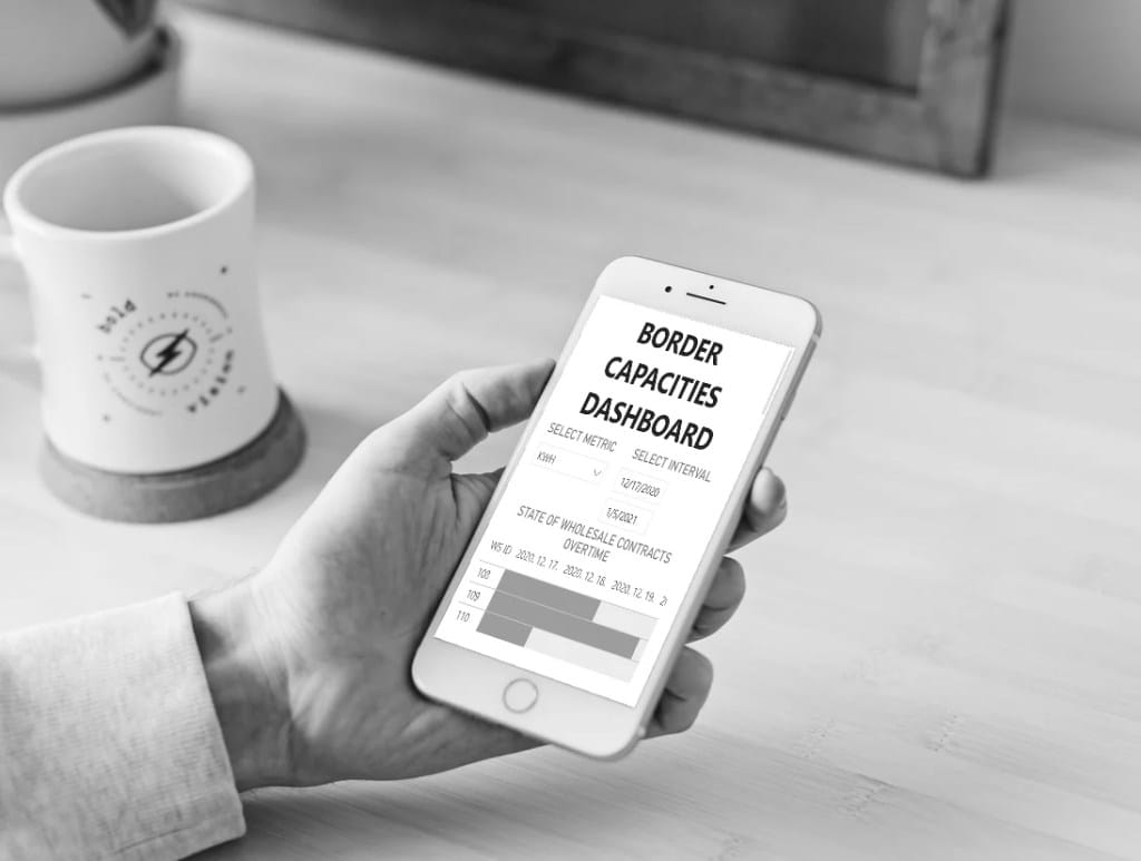 Energiakereskedelmi portfóliókezelő rendszer dashboardja a Dmlab fejlesztésében